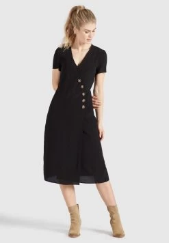 Khujo PORGY - Freizeitkleid - Schwarz