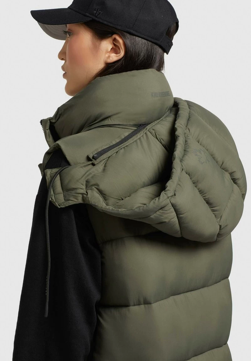 Khujo TOURIN MATT - Weste - Khaki Grün – Bild 6