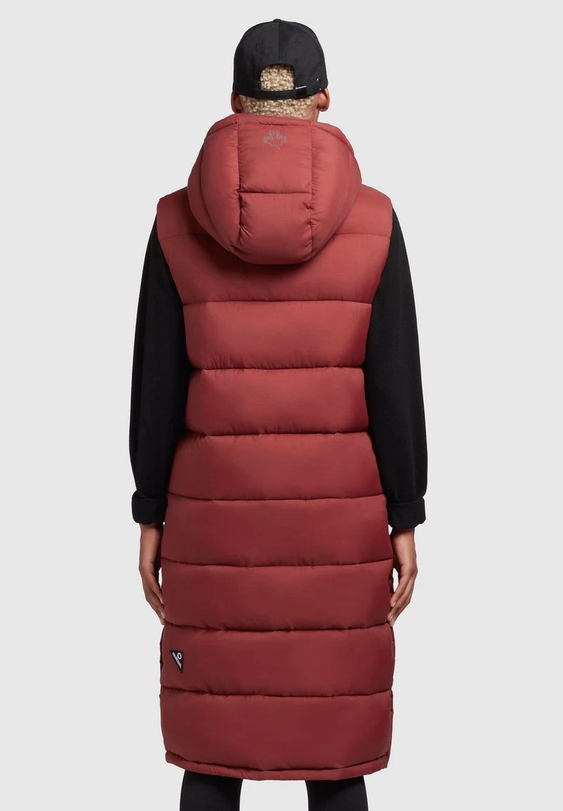 Khujo MAGNETA MATT - Weste - Rostrot – Bild 3