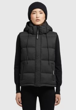 Khujo EDEN MATT - Weste - Schwarz