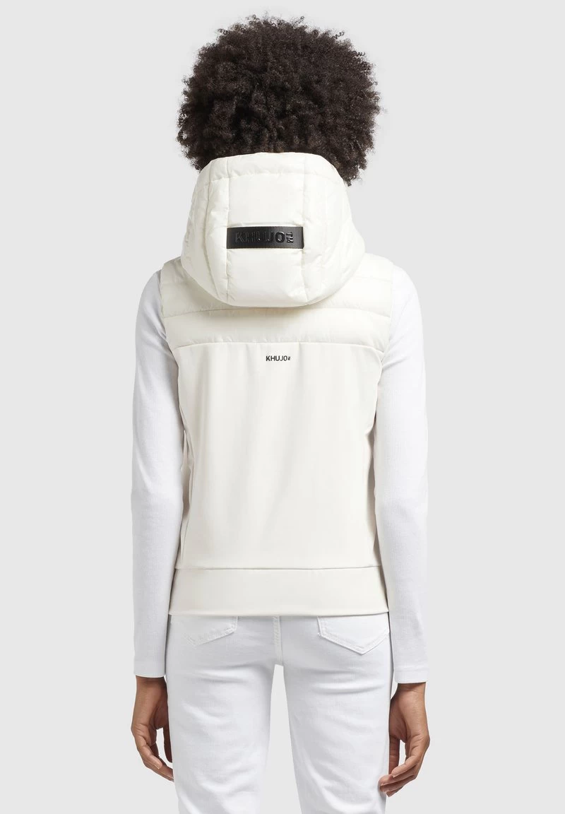 Khujo FABIA SHINY - Weste - Weiß – Bild 3