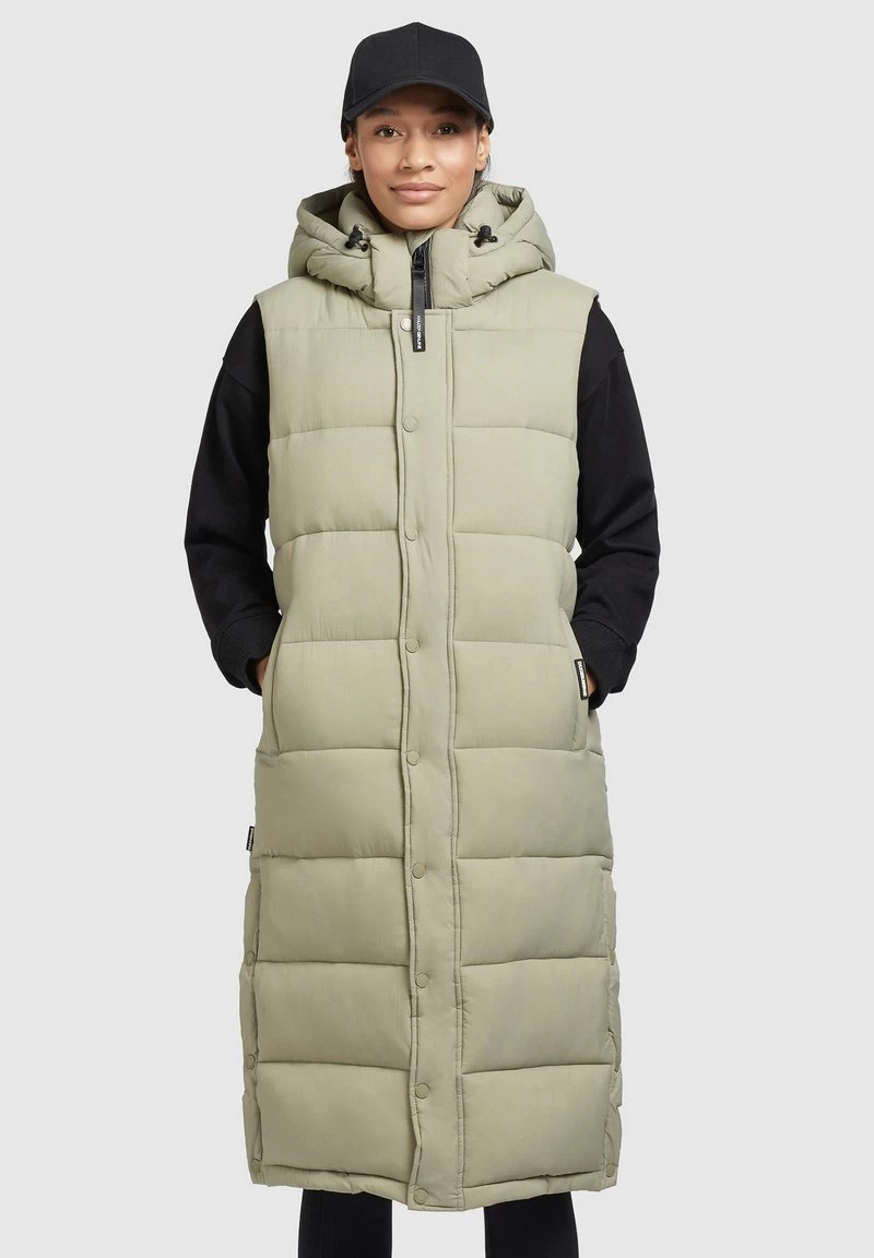 Khujo MAGNETA MATT - Weste - Mintgrün