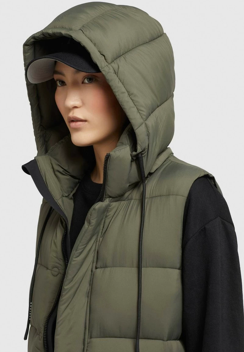 Khujo TOURIN MATT - Weste - Khaki Grün – Bild 5