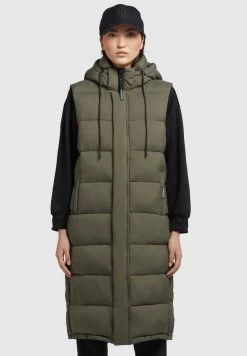 Khujo TOURIN MATT - Weste - Khaki Grün