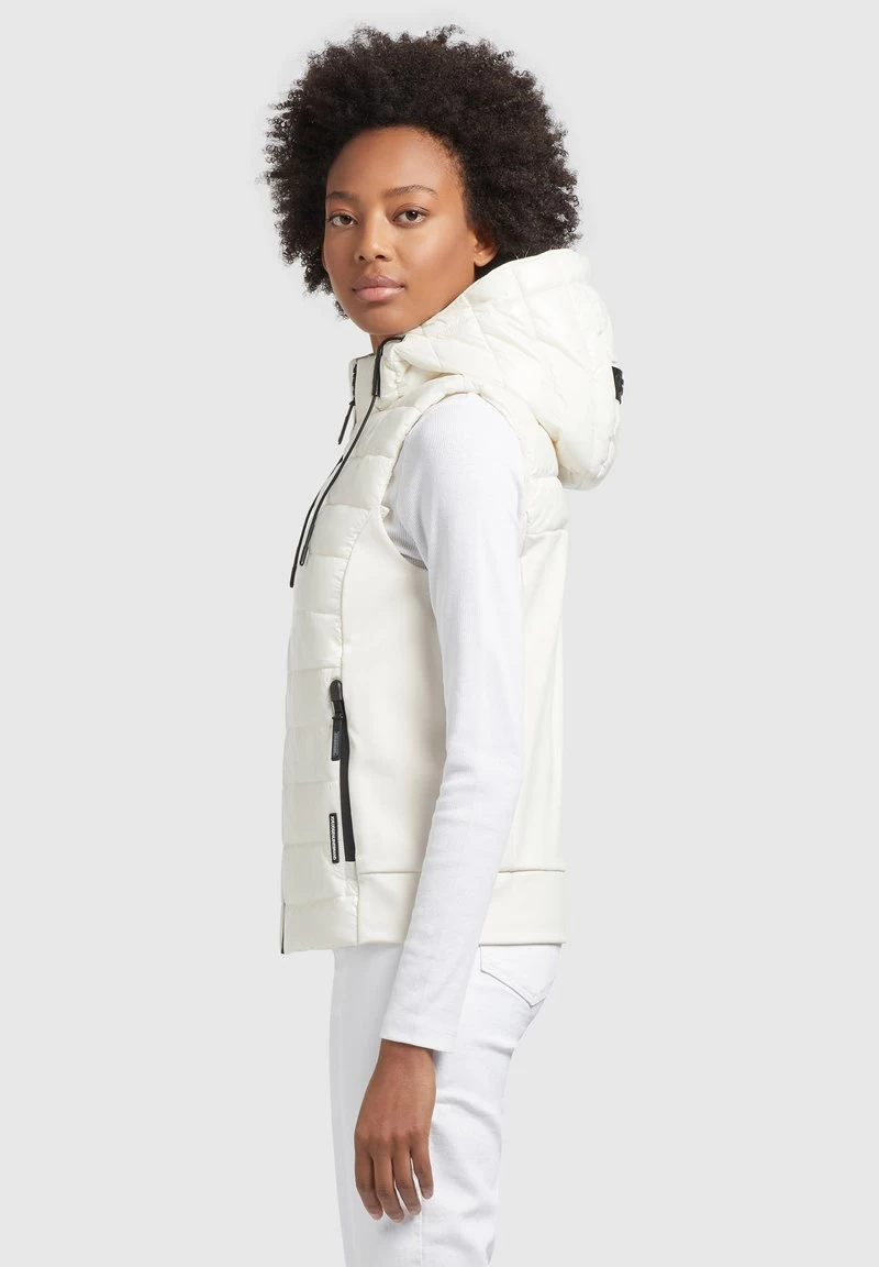 Khujo FABIA SHINY - Weste - Weiß – Bild 4