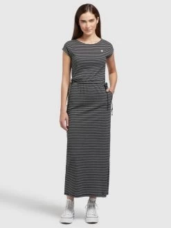 Khujo Damen Kleid - LEEFKE STRIPES
