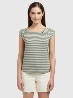 Khujo Damen T-Shirt - ANAIS STRIPES