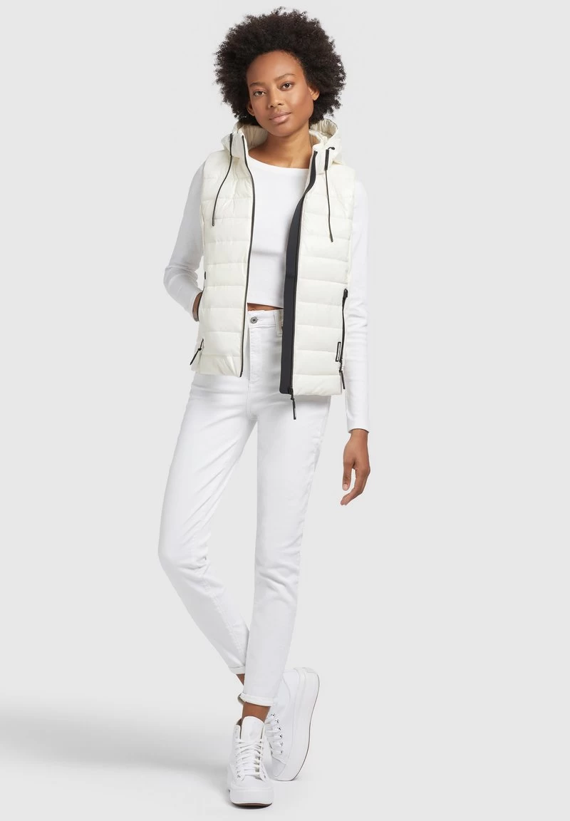 Khujo FABIA SHINY - Weste - Weiß – Bild 2