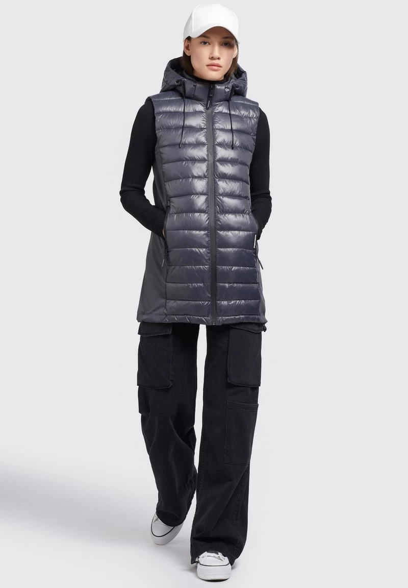 Khujo BECCA SHINY - Weste - Grau – Bild 4