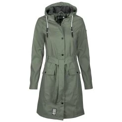 Khujo Regenmantel In Oliv