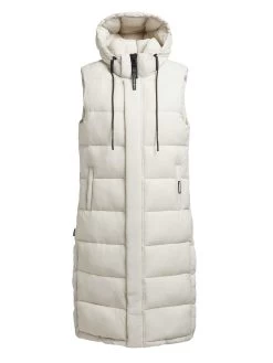 Khujo Weste TOURIN MATT In Cremeweiß