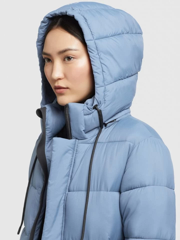 Khujo Wintermantel "Julina Matt" In Hellblau – Bild 5