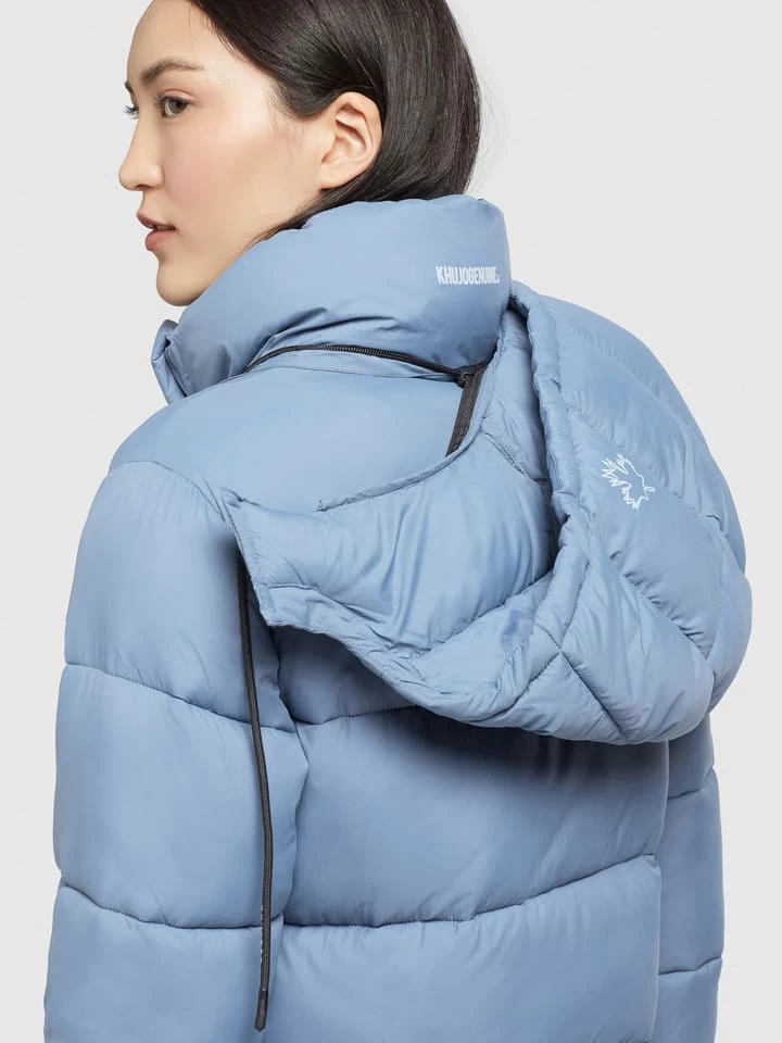 Khujo Wintermantel "Julina Matt" In Hellblau – Bild 6