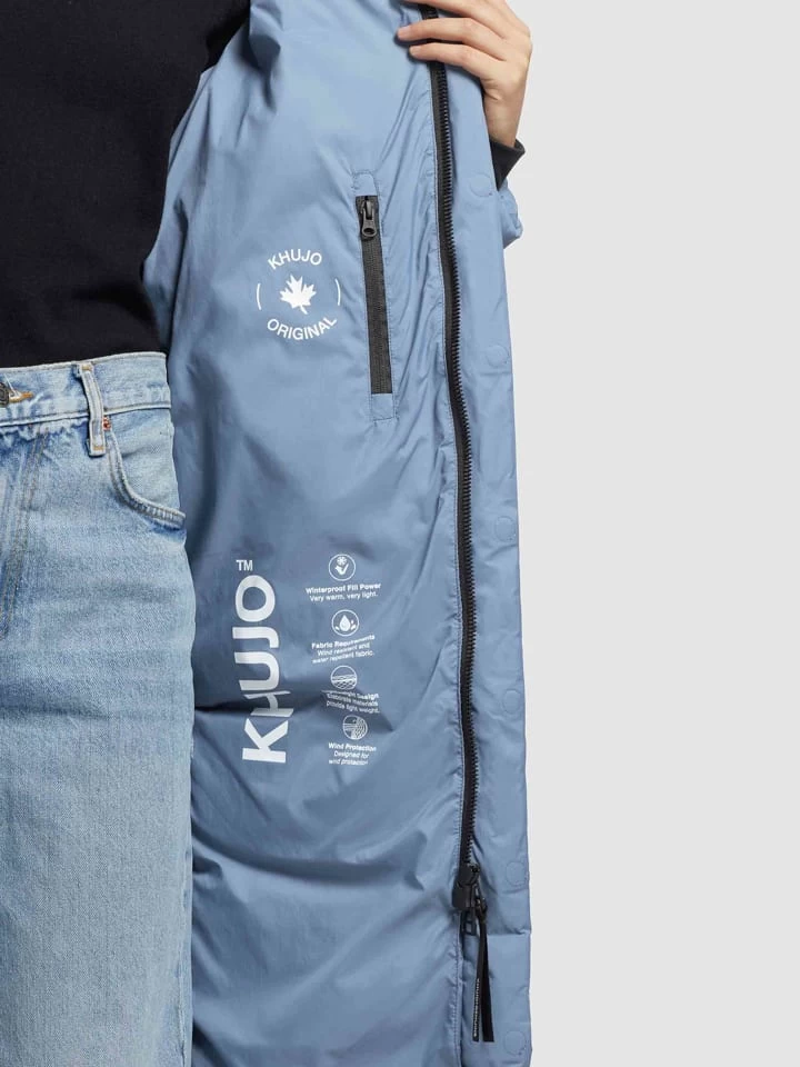 Khujo Wintermantel "Julina Matt" In Hellblau – Bild 7