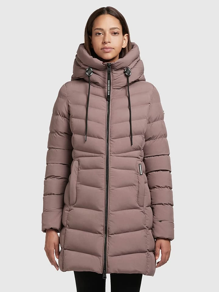 Khujo Wintermantel "Tuhani" In Hellbraun